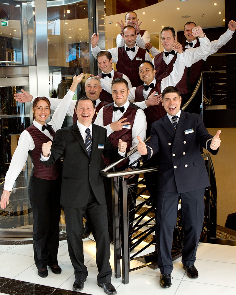 best cruise ship staff